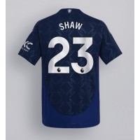 Fotbalové Dres Manchester United Luke Shaw #23 Venkovní 2024-25 Krátký Rukáv